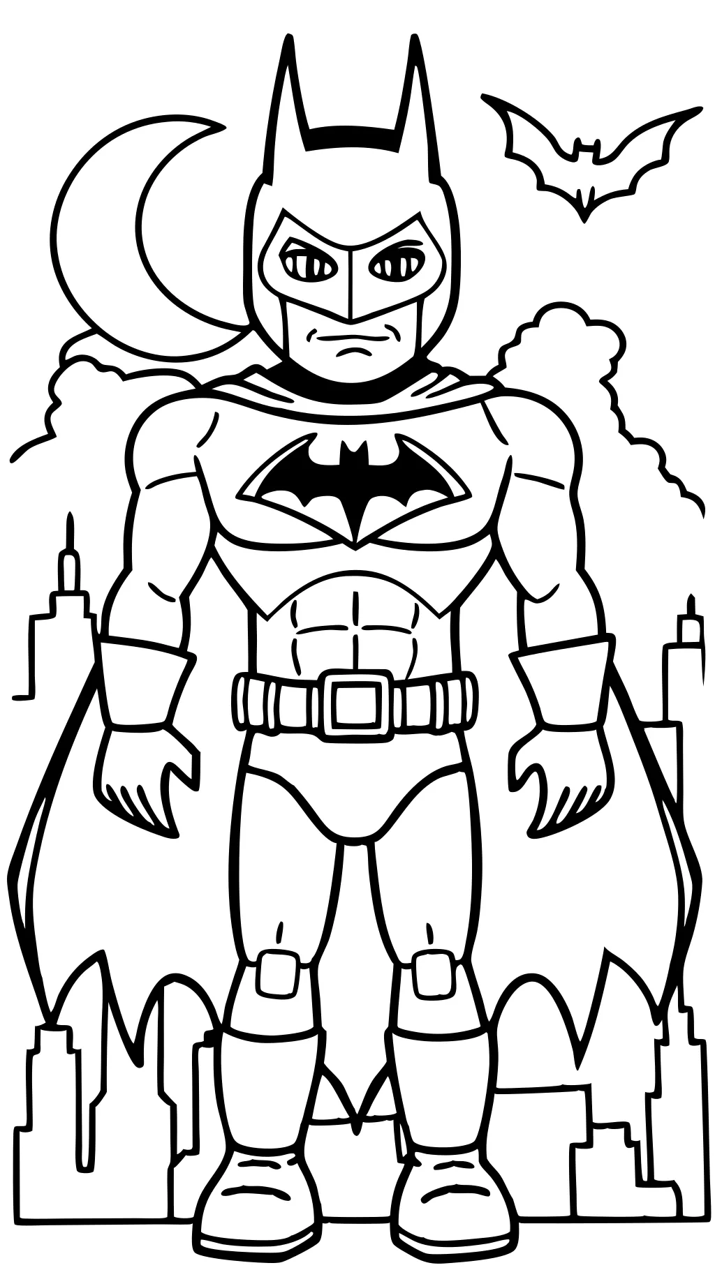 batman coloring pages free printable